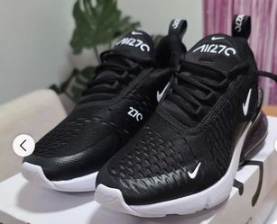 Nike air max 270 black and white womans size 7