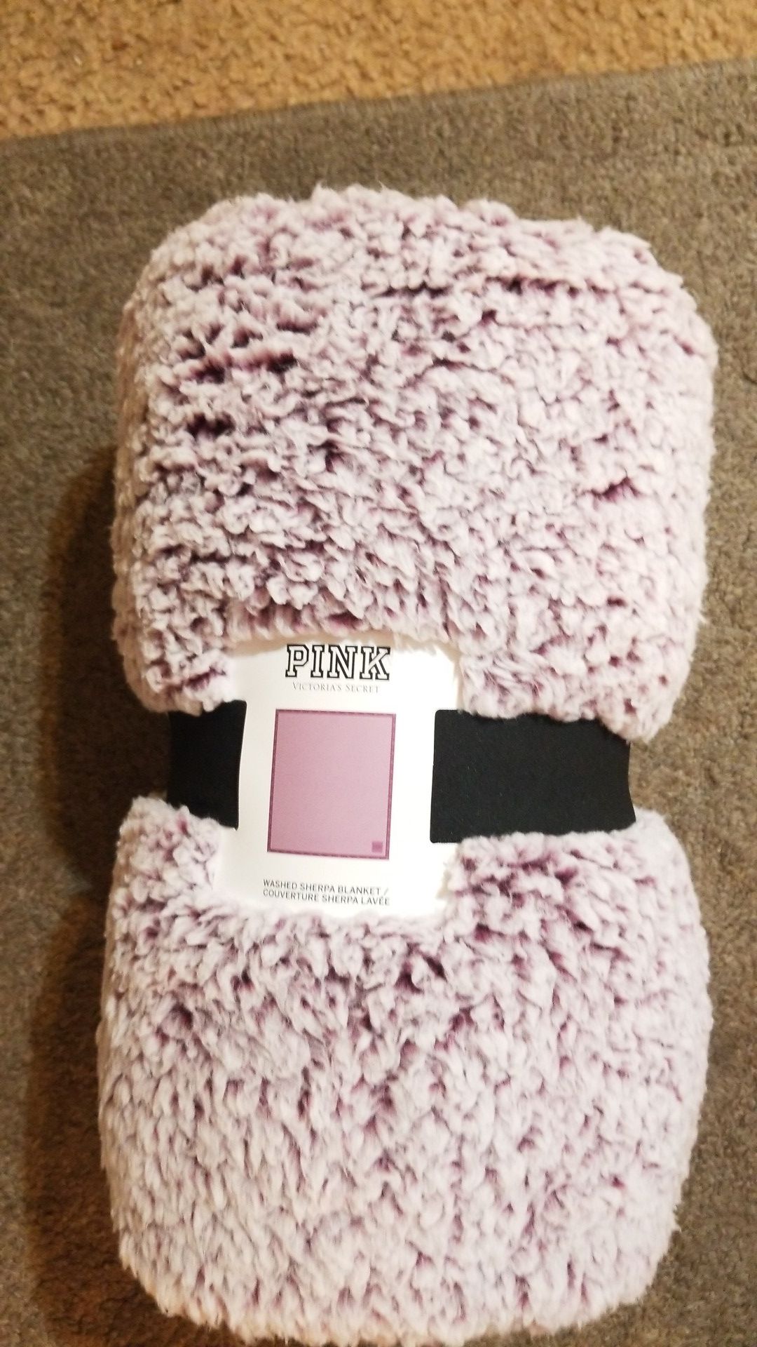 Victoria Secret 50×60 Sherpa Blanket