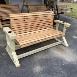Oak Porch Swings 