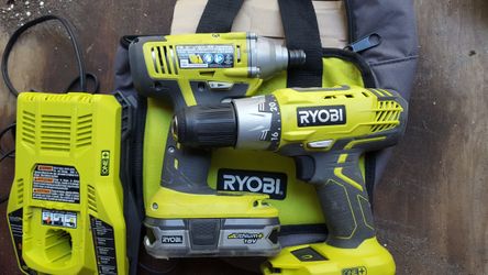 Ryobi impact and drill