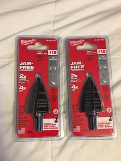 Milwaukee step drill bit