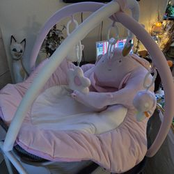 Tummy Time Mat And A Chair