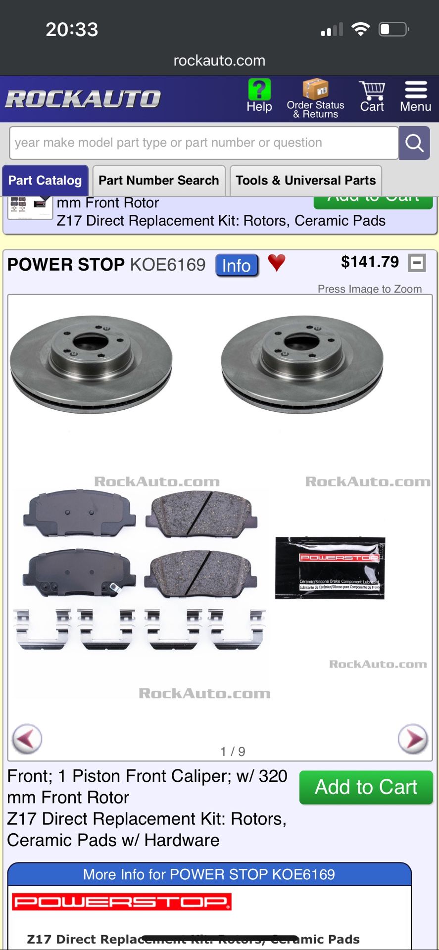 Brake Rotors And Pads
