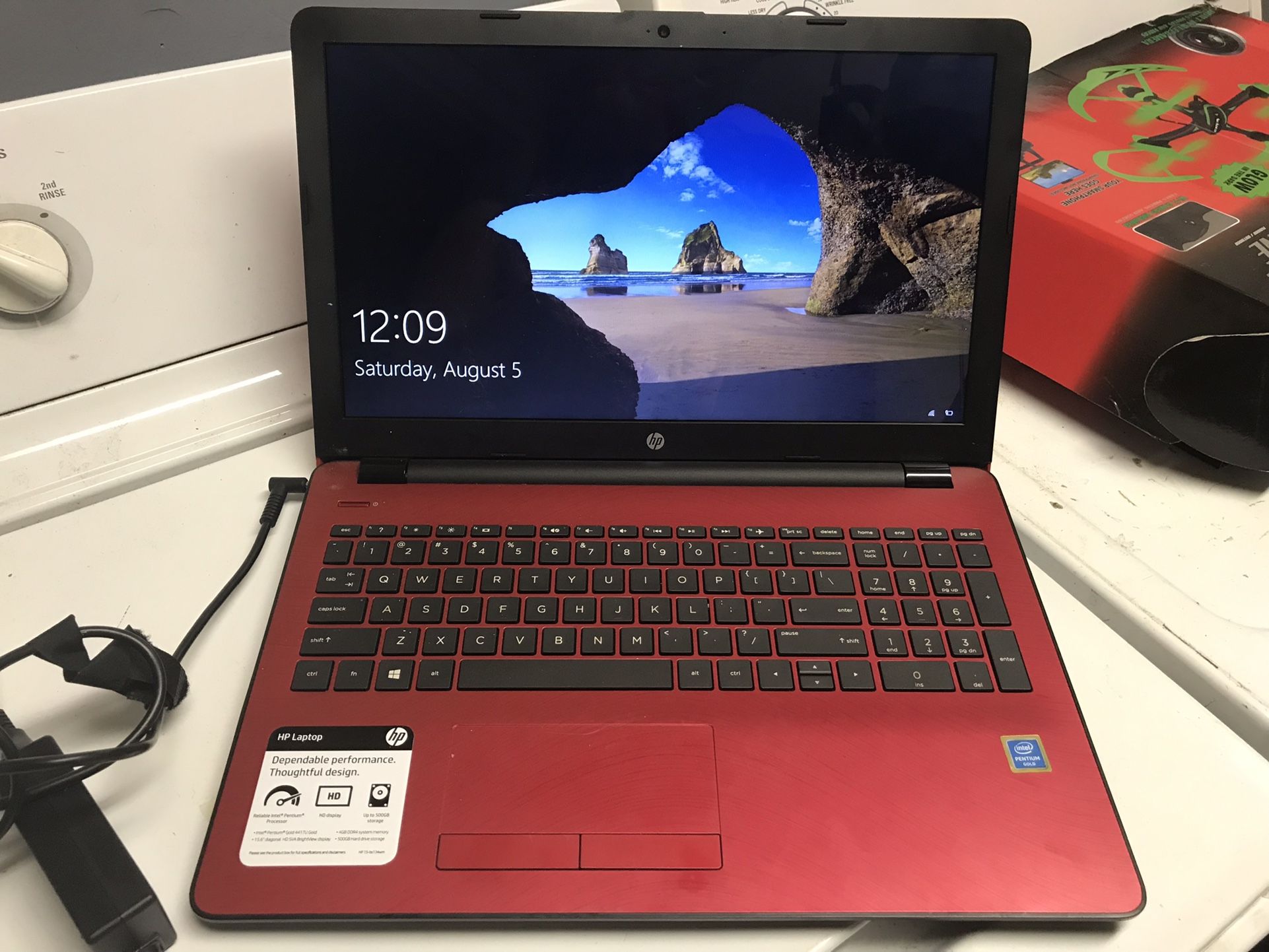 HP 15.6” Laptop Red