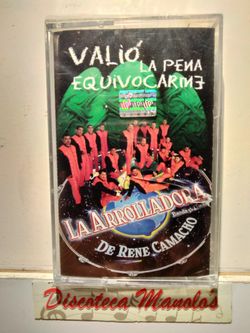 BANDA LIMON LA ARROLLADORA - VALIO LA PENA EQUIVOCARME - CASSETTE 