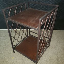 Folding End Table