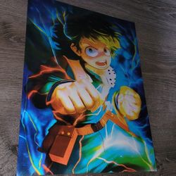 My Hero Academia 3D Holographic Lenticular Anime Poster