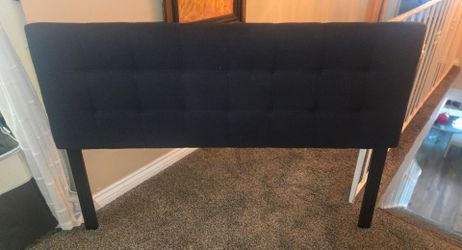 Black Queen Size Headboard