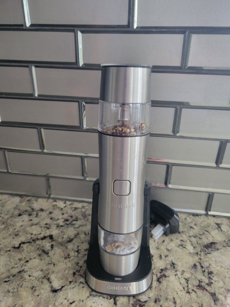 Cuisinart SG-3 Rechargable Stainless Salt, Pepper Grinder