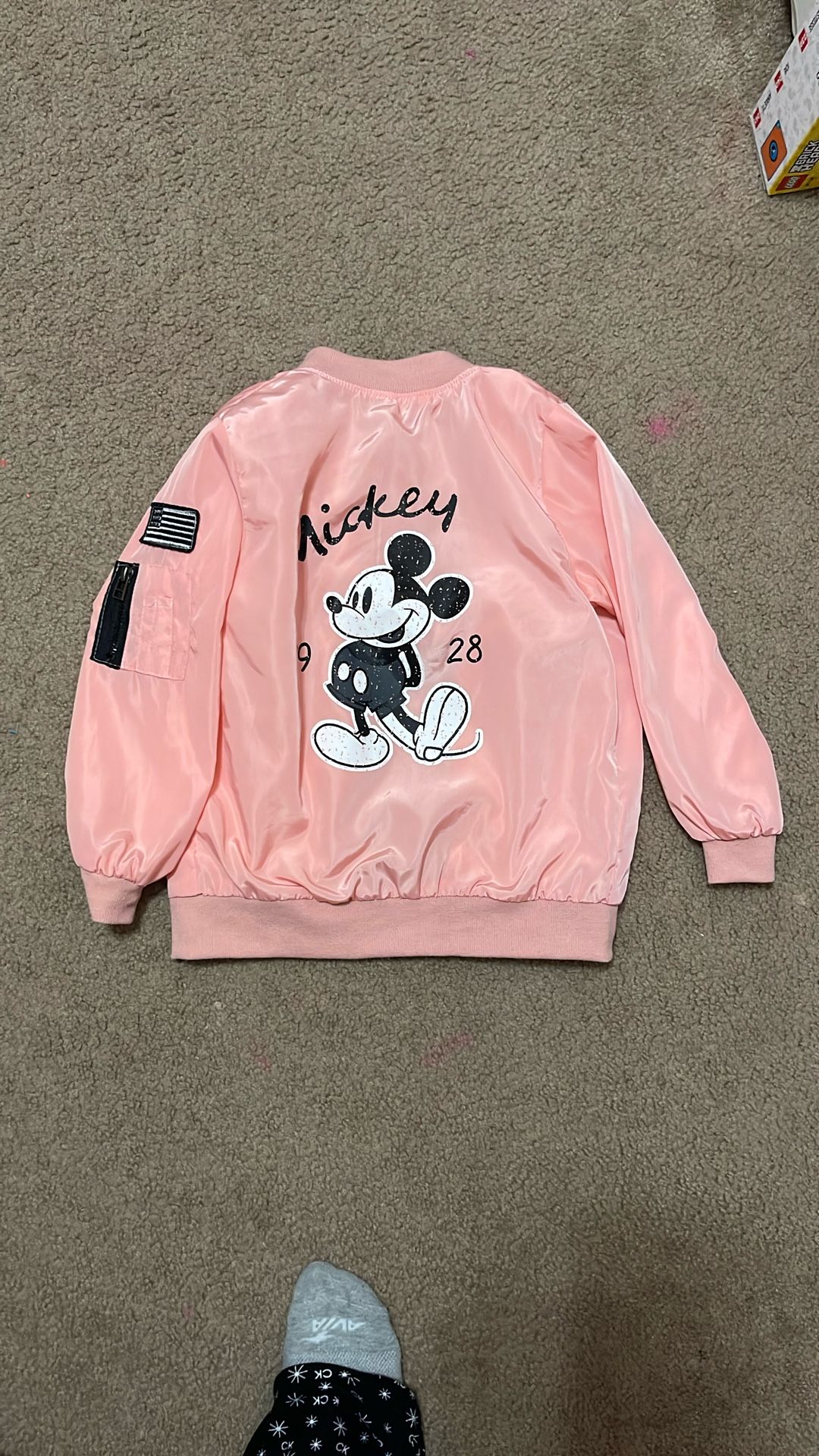 Mickey bomber jacket size 5/6