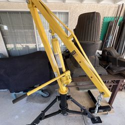 Maxxhaul Hydraulic Receiver Hitch Mounted Crane 1000 Lb Capacity 