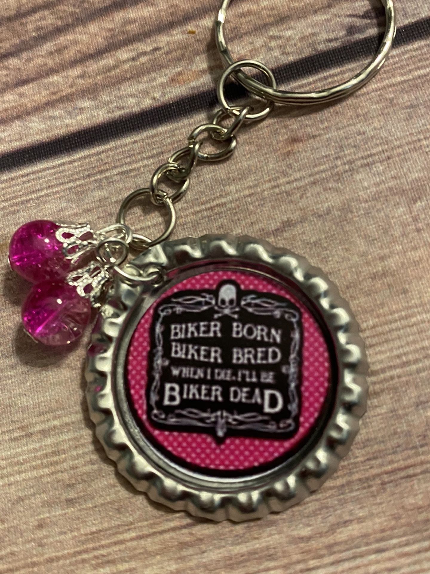 Biker Keychain