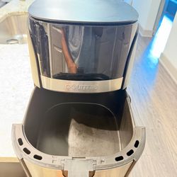 Gourmia Digital Air Fryer – Stainless Steel, 12 Cooking Presets