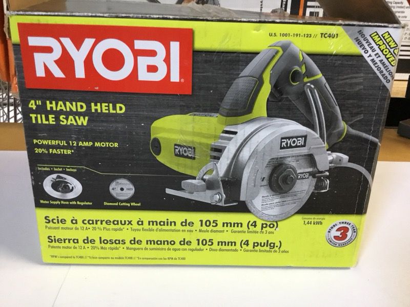 RYOBI 4” Hand Held Tile Saw for Sale in Los Angeles, CA OfferUp