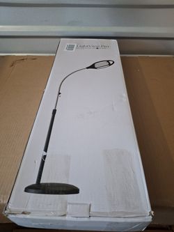 Hands Free Magnifier with Bright LED Light With Flexible Gooseneck - Standing Mag Lamp