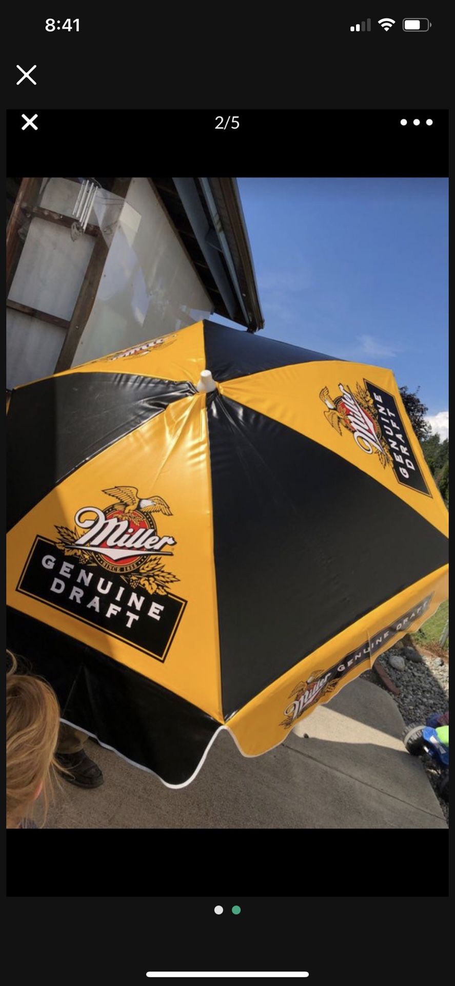 Beach Patio Deck And Garden Umbrella