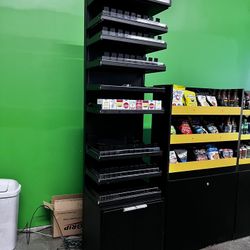 Retail Store Cigarette Shelf With Pushers 