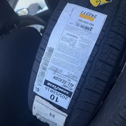 2 New Tires 205/55/16
