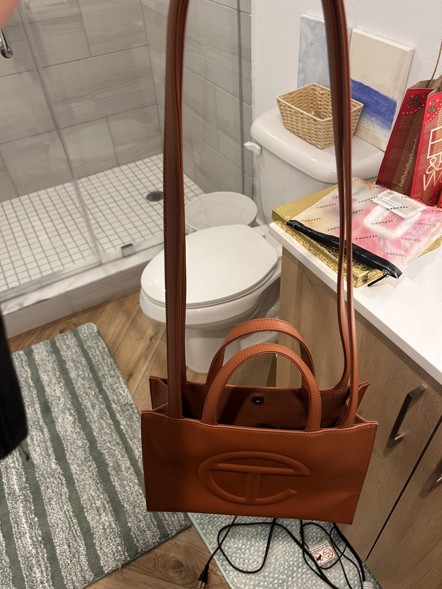 Shmedium Tan Telfar Bag