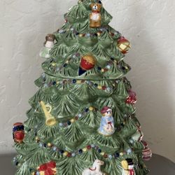 Christopher Radko Christmas Tree Cookie Jar