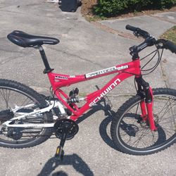 Schwinn Protocol Bike Bicycle Full Suspension Disc 8x3 Medium Large - $150 FIRM 