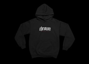 Embroided Thrown Hoodie (L)