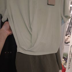 Women's Olive Green Nike Tennis Skirt  Small& Medium Top