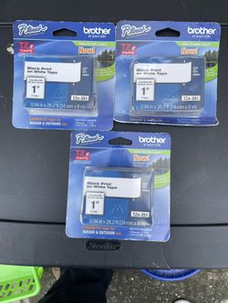 ***REDUCED*** P-TOUCH 1” LABEL TAPE SET OF 3