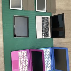 3 Laptops, 1 Tablet, And 2 Kindles