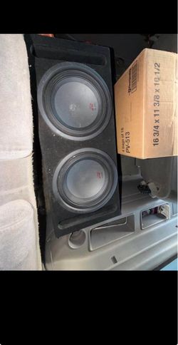 Pair of Alpine Type-R Subwoofers in box