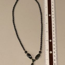 Hematite necklace