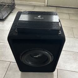 Diablo 4500 Watts/Skar 12 ' Subwoofer/Kicker Pro Box 