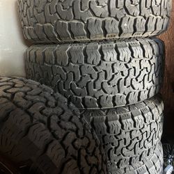 Set Of 5 Wheels & Tires 8x6.5/8x165.1 American Racing 