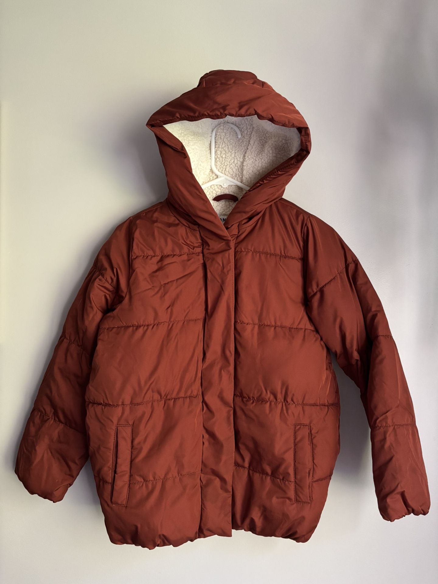 Old Navy Girls Size Large 10/12 Winter Coat Puffer Jacket Hooded Warm