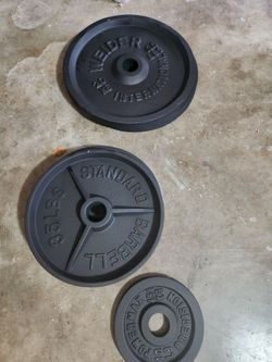 Barbell Weight Plates Mixed Set (PLEASE read full description)