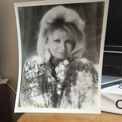 Angie Dickinson Autographed 8" X 10" Photo 1991
