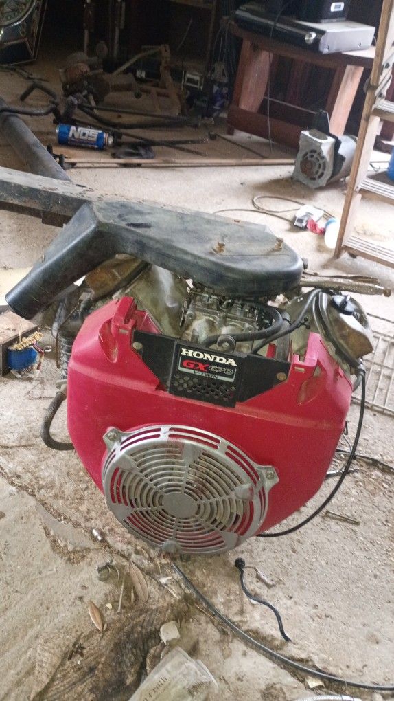 23 Hp V Twin Honda Side Shaft Electric Start Motor 