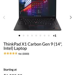 X1 Carbon Gen 9 Gaming Laptop