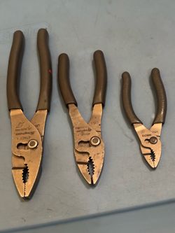 Snap-on Tools 3 pc Combination Slip-Joint Pliers Set