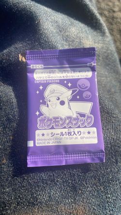 Pokemon‘Captain Pikachu’ sticker, unopened