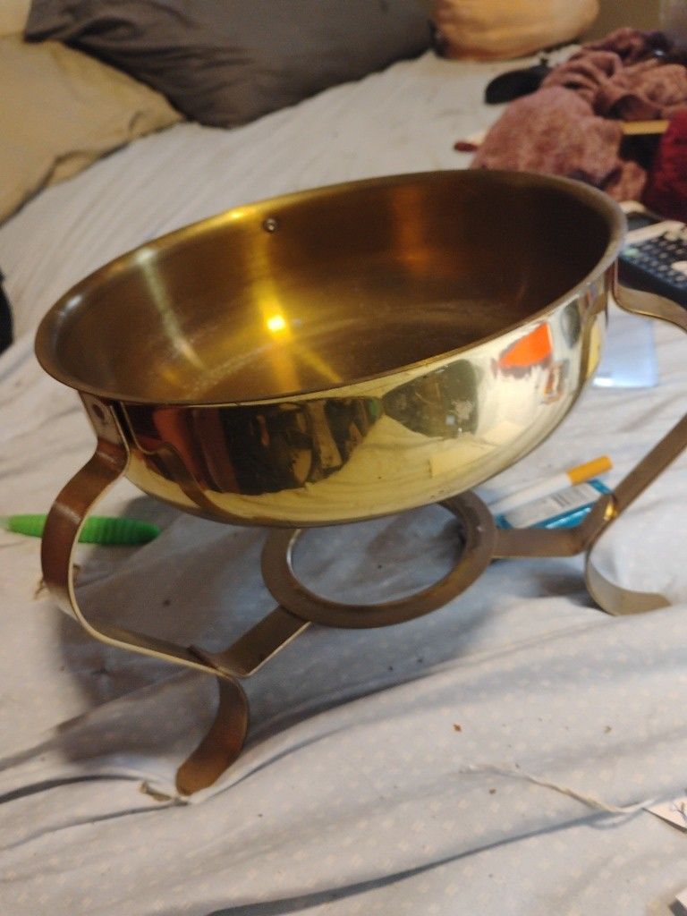 Brass Buffet Pot