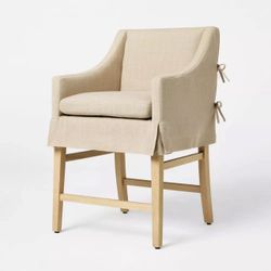 Studio McGee Camas Slipcovered Counter Stool 