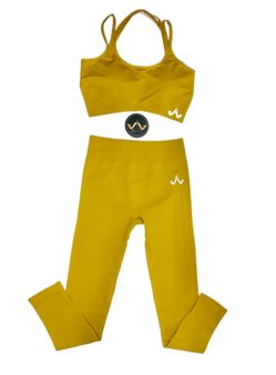 Mustard Two Piece Workout Set 