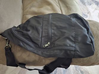 Eddie Bauer small black adjustable backpack