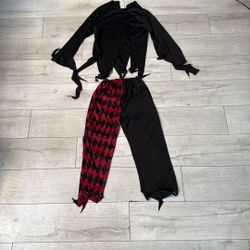 Halloween Kids Jester Costume 