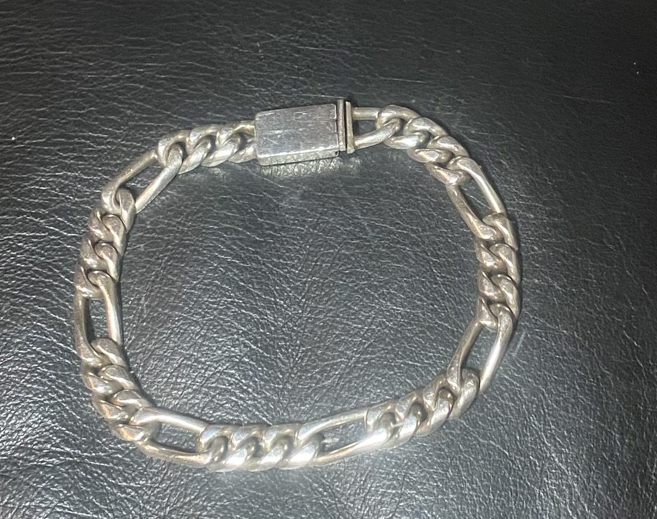 Sterling Silver Taxco Man’s Bracelet