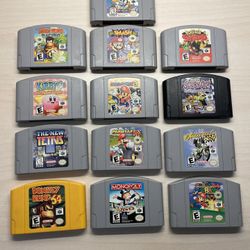 BIG Lot Of Rare Nintendo 64 Games (Tested And Working + Good Condition)