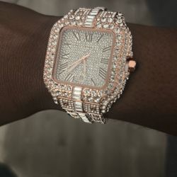 Moissanite Cartier Watch 