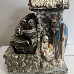 Fountain Nativity Set