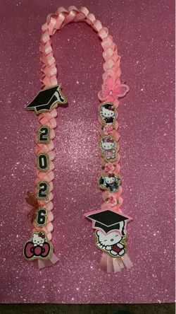 Hello kitty graduation lei